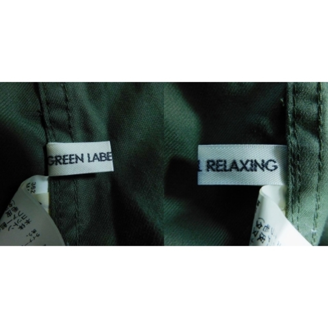 UNITED ARROWS green label relaxing(ユナイテッドアローズグリーンレーベルリラクシング)のグリーンレーベルリラクシング ユナイテッドアローズミリタリーコート 40 カーキ レディースのジャケット/アウター(モッズコート)の商品写真