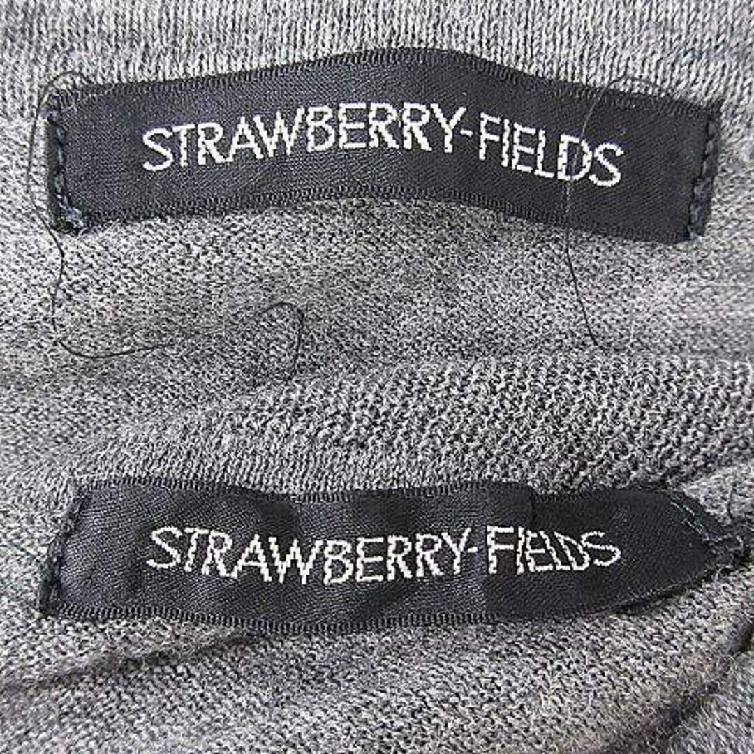 STRAWBERRY-FIELDS(ストロベリーフィールズ)のストロベリーフィールズ ニット アンサンブル カーディガン カットソー グレー レディースのトップス(アンサンブル)の商品写真