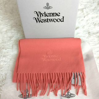 ヴィヴィアンウエストウッド(Vivienne Westwood)の未使用タグ付き ヴィヴィアンウエストウッド マフラー サーモンピンク(マフラー/ショール)