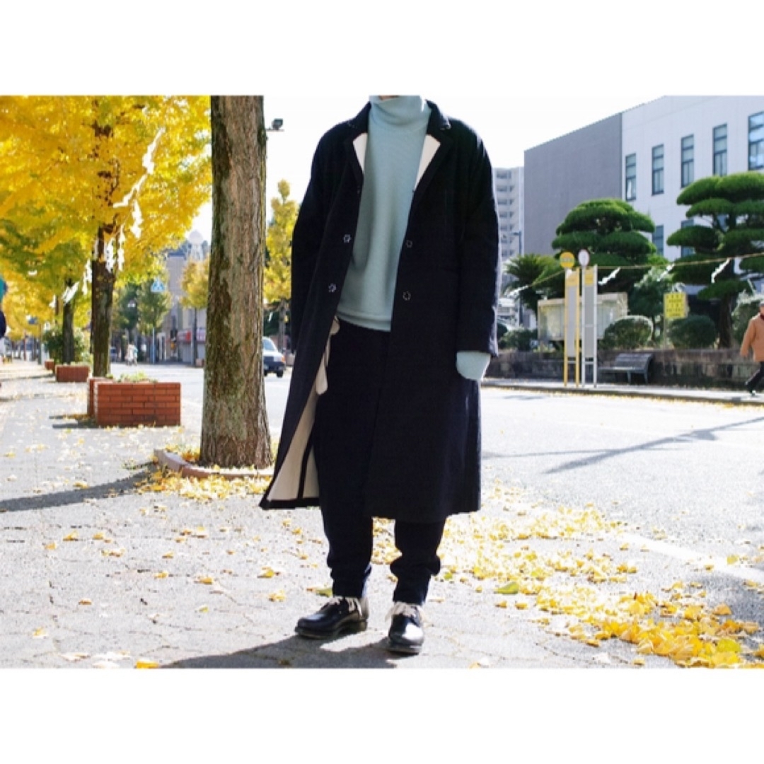 ジャケット/アウターsunsea 17aw W-FACE WOOL COAT