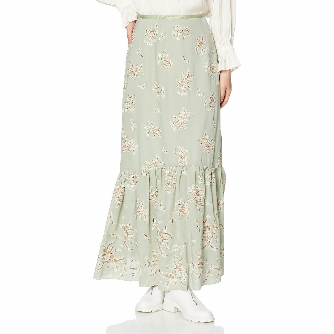 [リリーブラウン] フラワー刺繍ロングスカート LWFS211005 レディースレディース