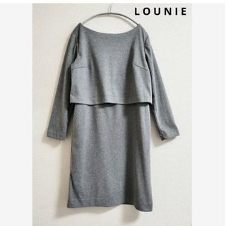 ルーニィ(LOUNIE)のLOUNIE　セットアップ風ワンピース　Mサイズ(ひざ丈ワンピース)