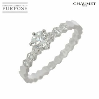 ショーメ(CHAUMET)のショーメ CHAUMET ビーマイラブ ダイヤ 0.33ct E/VVS1/3EX 8号 リング K18 WG 750 指輪【証明書・鑑定書】 VLP 90210553(リング(指輪))