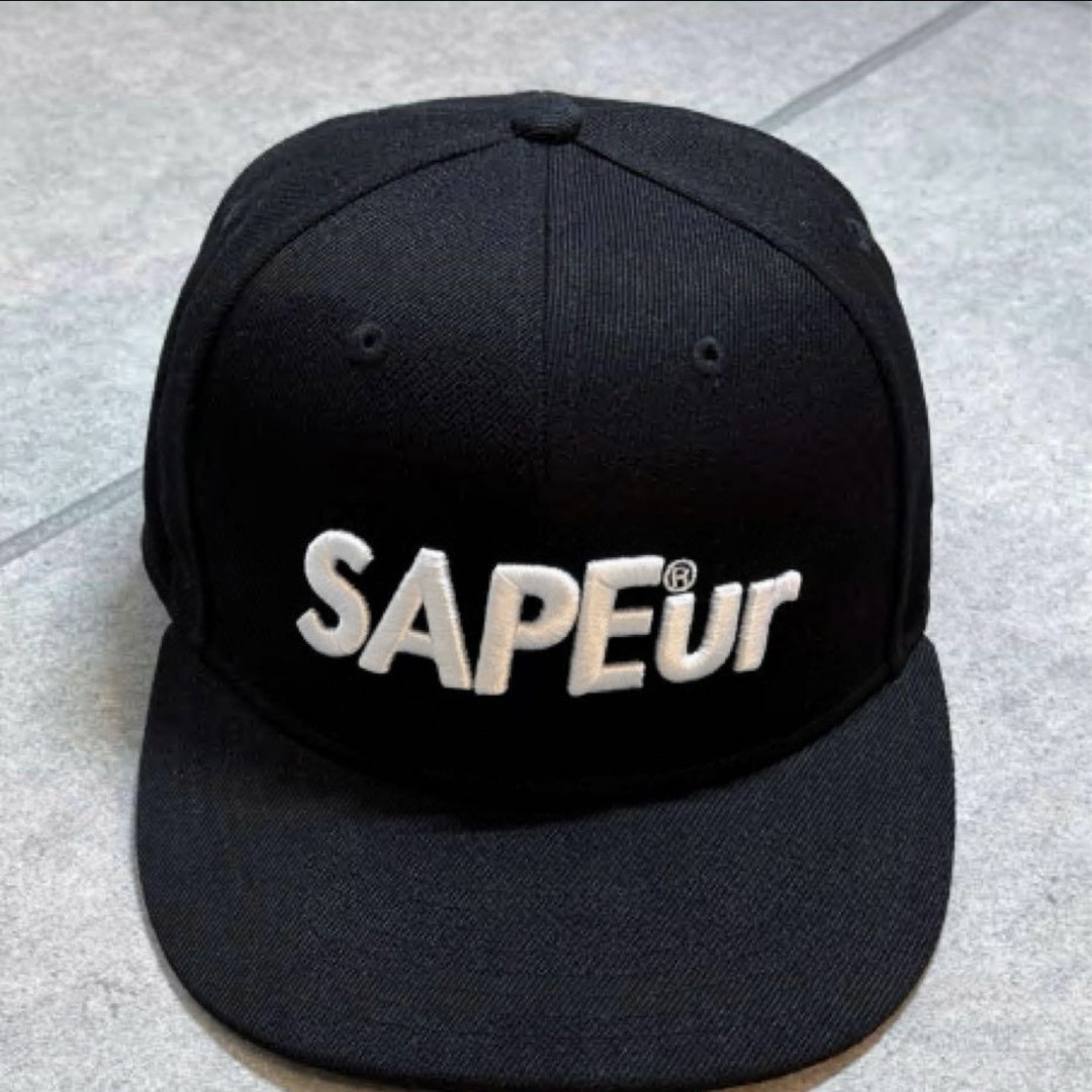SAPEur LOGO CAP BLACKキャップ