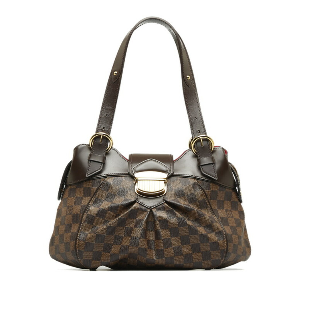 ルイ ヴィトン ダミエ システィナPM ショルダーバッグ N41542 PVC レディース LOUIS VUITTON 【222-31222】ダブルファスナー内側