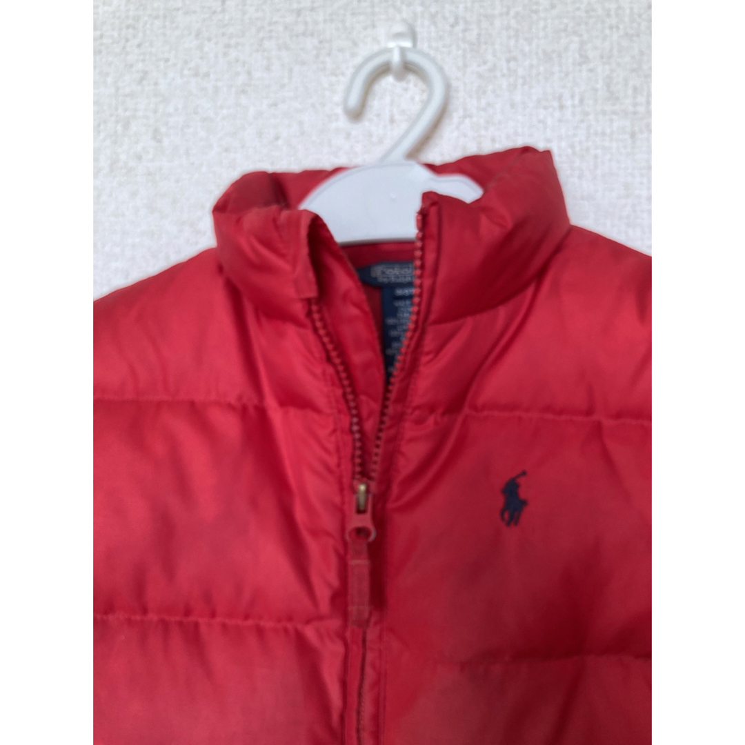 POLO RALPH LAUREN(ポロラルフローレン)のラルフローレン3T 100cm赤レッドダウンコート☆ キッズ/ベビー/マタニティのキッズ服男の子用(90cm~)(コート)の商品写真