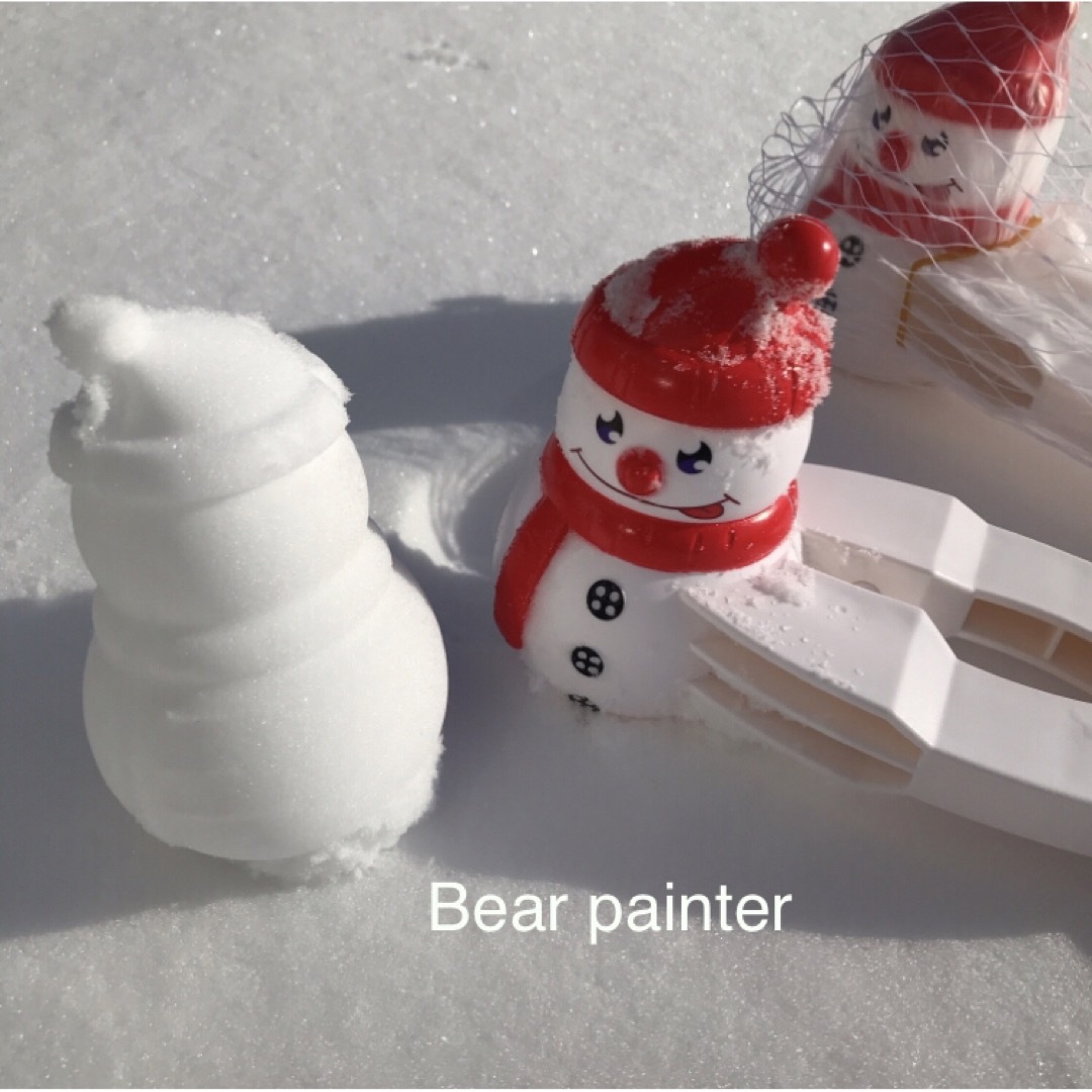 【即発送】お鼻も 可愛い 雪だるま型(大) スノーボールメーカー 雪玉製造機 キッズ/ベビー/マタニティのおもちゃ(知育玩具)の商品写真