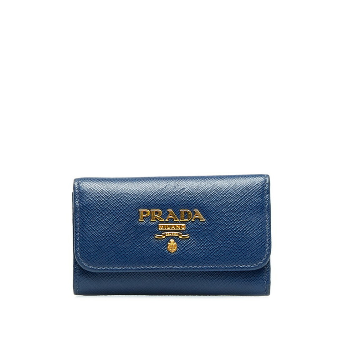 PRADA(プラダ)のプラダ サフィアーノ キーケース 1PG222 レザー レディース PRADA 【228-32448】 レディースのファッション小物(キーケース)の商品写真