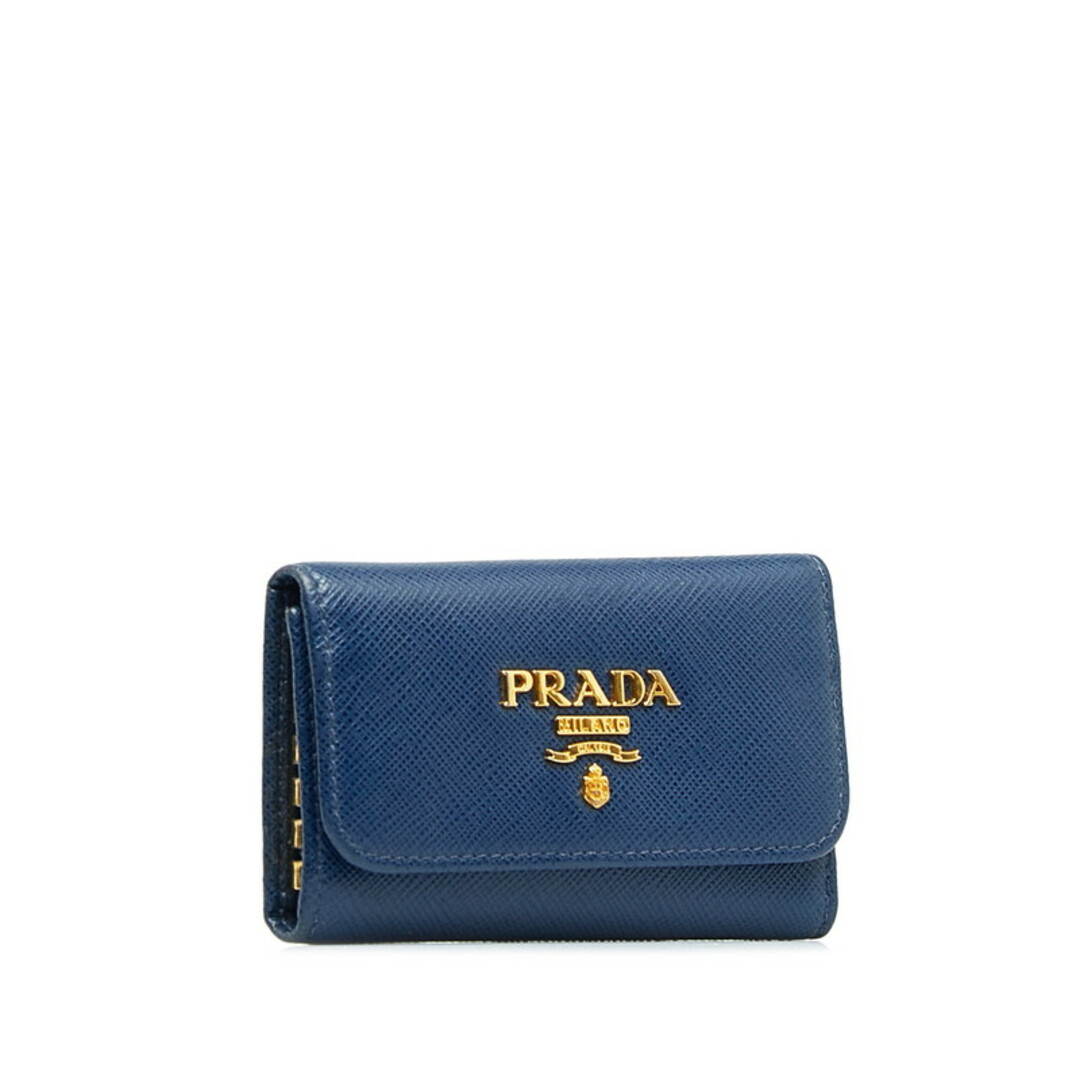 PRADA(プラダ)のプラダ サフィアーノ キーケース 1PG222 レザー レディース PRADA 【228-32448】 レディースのファッション小物(キーケース)の商品写真