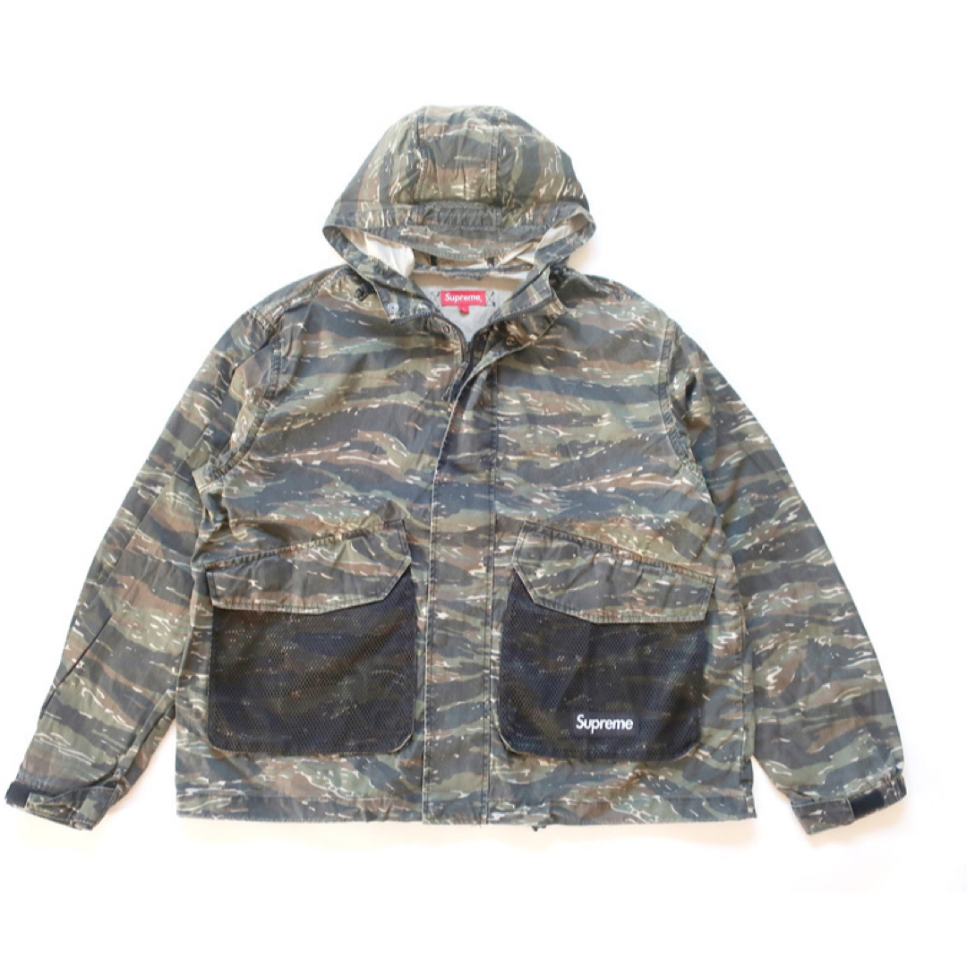 ジャケット/アウターSupreme Mesh Pocket Belted Cargo JacketL