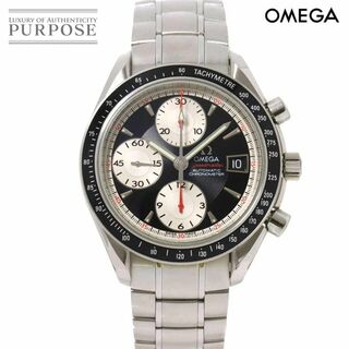 オメガ(OMEGA)のオメガ OMEGA スピードマスター デイト 3210 51 クロノグラフ メンズ 腕時計 デイト ブラック 文字盤 自動巻き Speedmaster VLP 90196795(腕時計(アナログ))