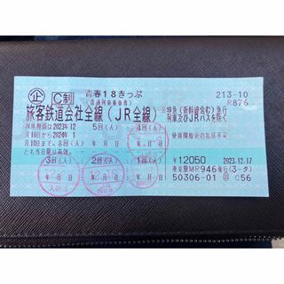 青春18切符 1回分 JR全線 (鉄道乗車券)