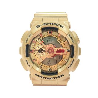 カシオ(CASIO)の▼▼CASIO カシオ メンズ腕時計 クオーツ G-SHOCK Gショック アナデジ クレイジーゴールド GA-110GD(腕時計(アナログ))