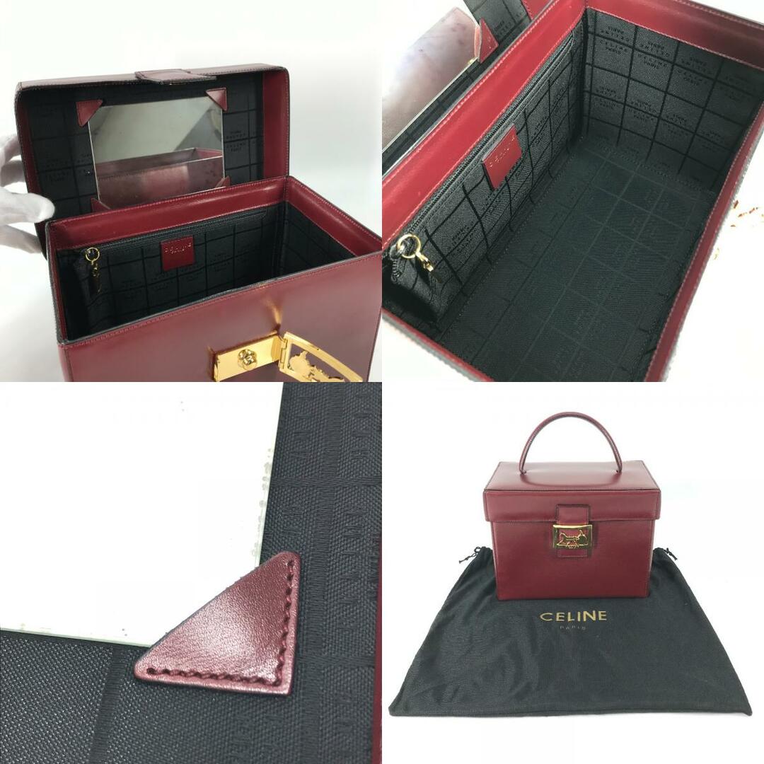 CELINE - セリーヌ CELINE バニティ 馬車金具 ヴィンテージ CELINE - セリーヌ CELINE バニティ 馬車金具 ヴィンテージ