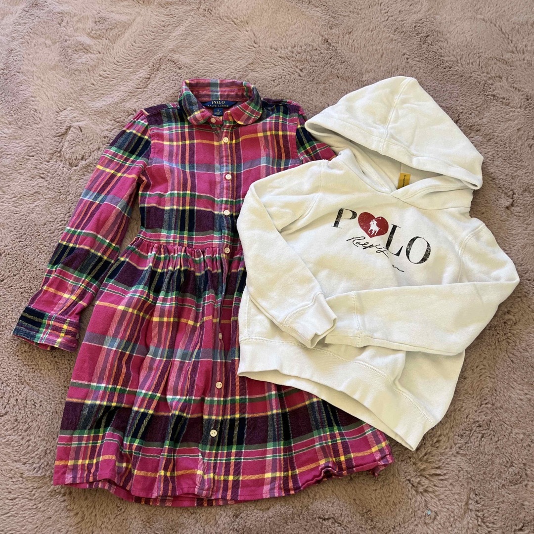 POLO RALPH LAUREN(ポロラルフローレン)のワンピーストップス キッズ/ベビー/マタニティのキッズ服女の子用(90cm~)(ワンピース)の商品写真