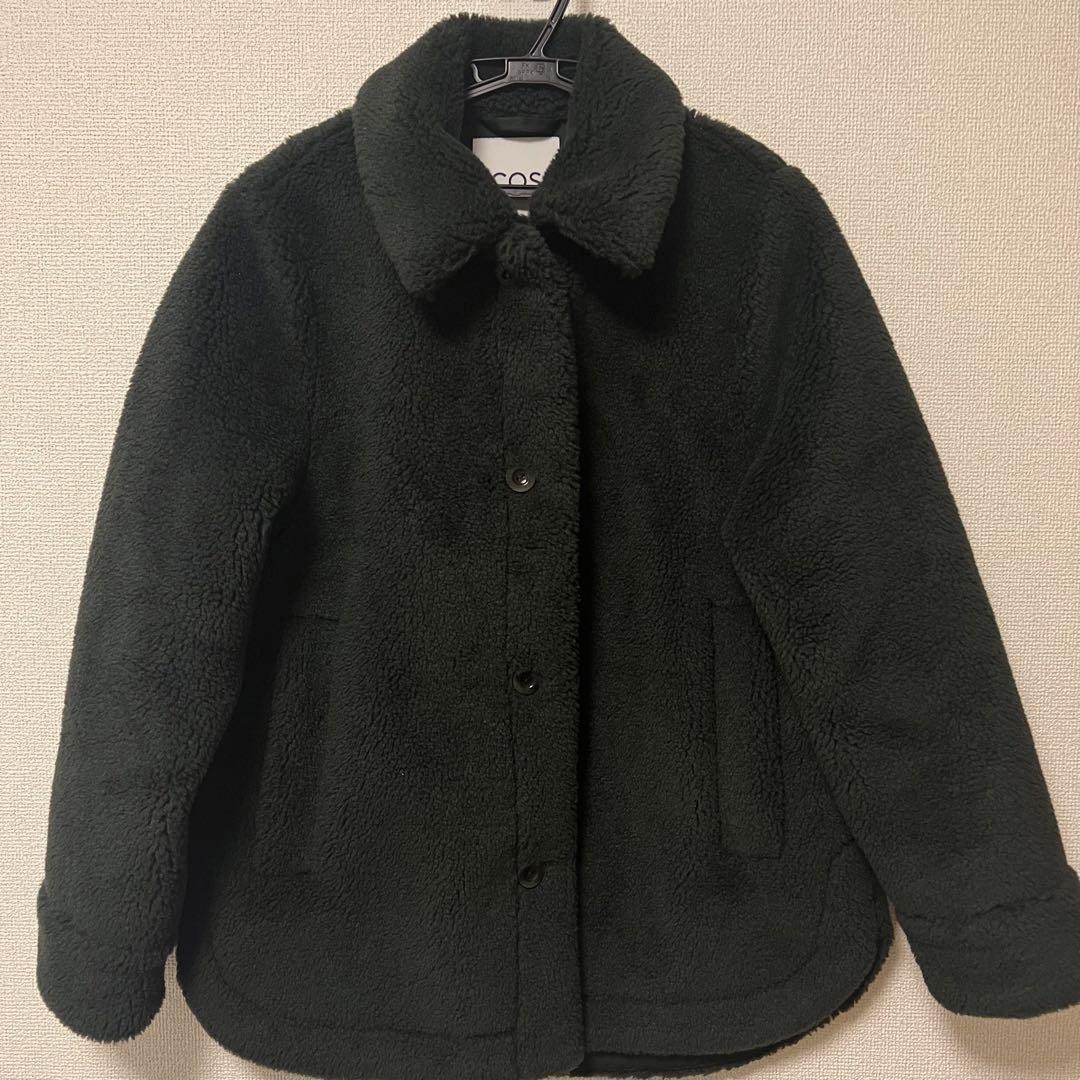 COS - cos ボアコート ボアジャケットの通販 by shop|コスなら COS - cos ボアコート ボアジャケットの通販 by shop|コスなら
