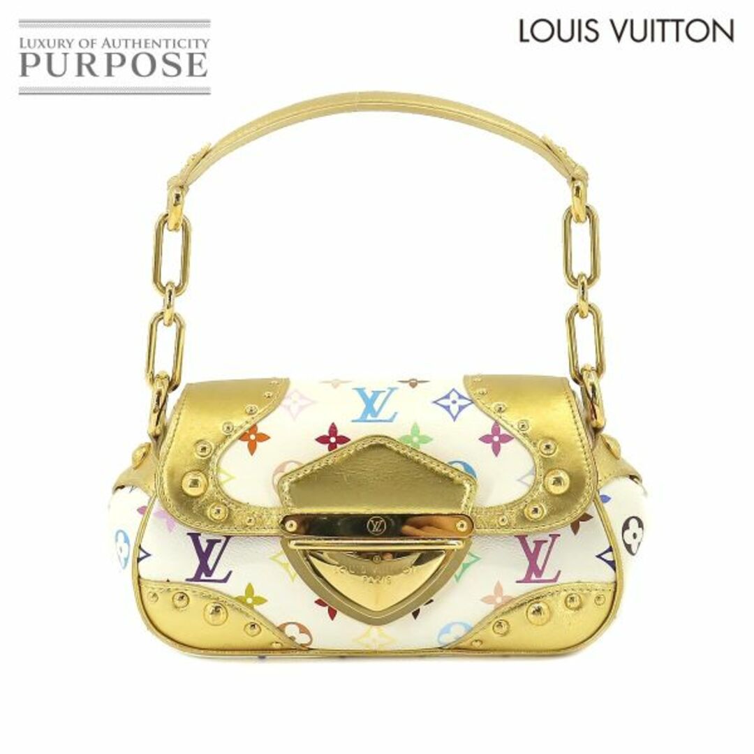 ルイ ヴィトン LOUIS VUITTON モノグラム マルチカラー マリリン オール ハンド バッグ レザー ブロン M40206 VLP 90216448オープンポケット×１内側