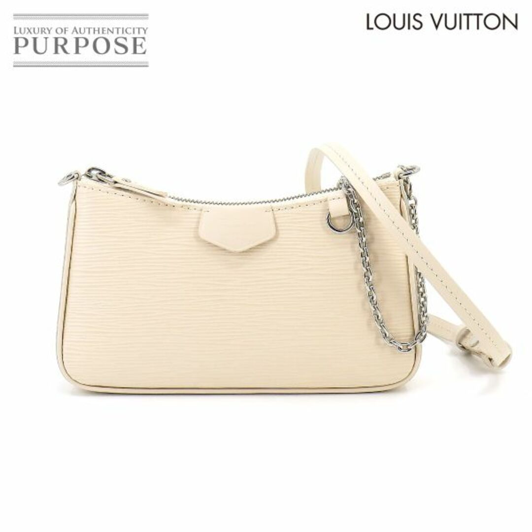 未使用 展示品 ルイ ヴィトン LOUIS VUITTON エピ イージー ポーチ 2way ショルダー バッグ レザー クォーツ アイボリー M80479 RFID VLP 90218425ブランドルイヴィトン