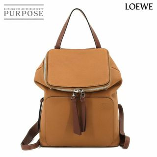 ロエベ(LOEWE)の未使用 展示品 ロエベ LOEWE ゴヤ スモール バックパック リュックサック レザー ブラウン シルバー 金具 VLP 90218508(リュック/バックパック)