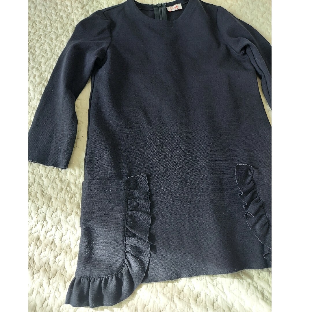 Simonetta(シモネッタ)のイルグッフォ　ネイビーワンピー ilgufo キッズ/ベビー/マタニティのキッズ服女の子用(90cm~)(ワンピース)の商品写真