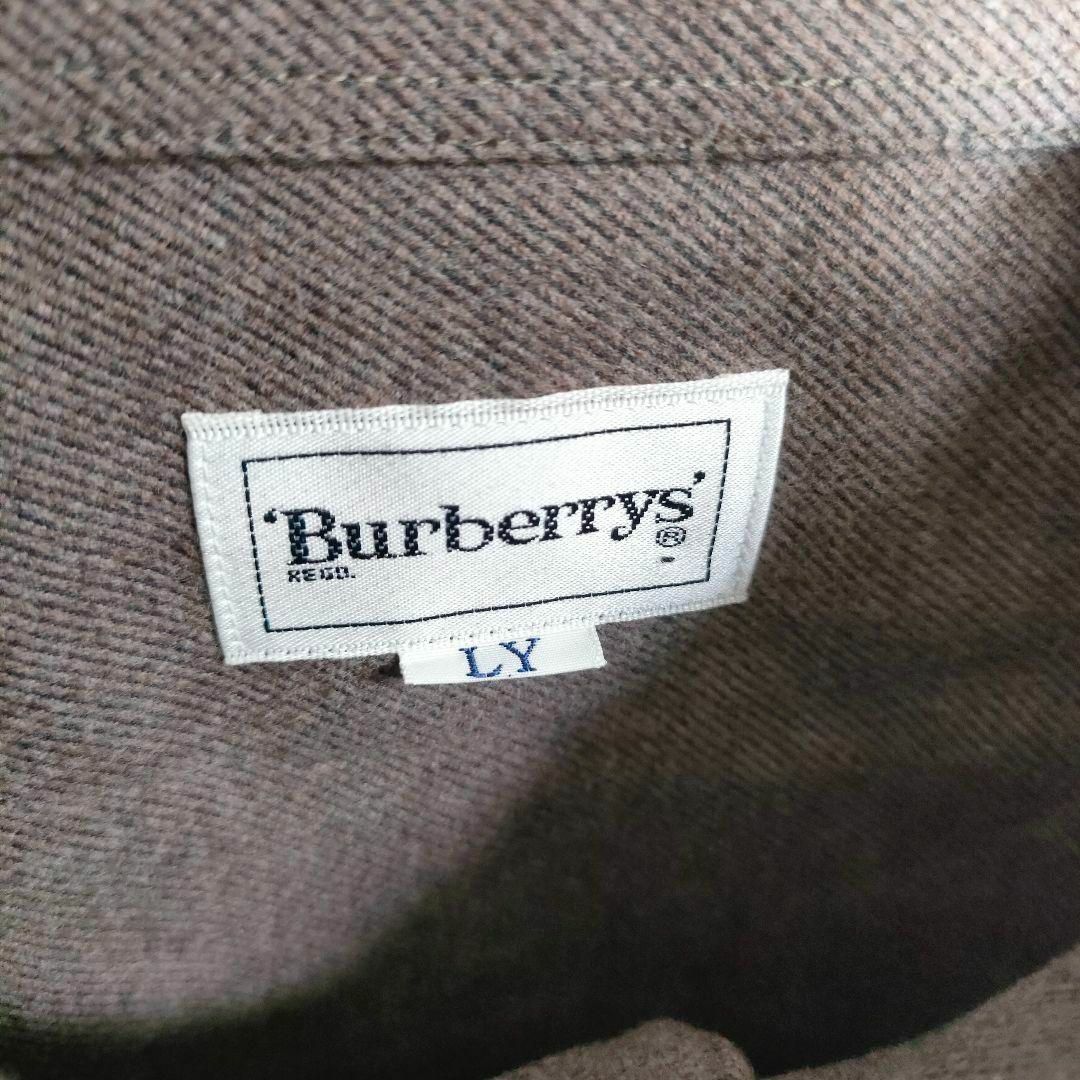 BURBERRY(バーバリー)の美品【BURBERRY バーバリー】シャツ（L）ロゴ 刺繍 ワンポイント メンズのトップス(シャツ)の商品写真