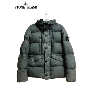 ストーンアイランド(STONE ISLAND)のSTONE ISLAND RESIN POPLIN DOWN-TC Mサイズ(ダウンジャケット)