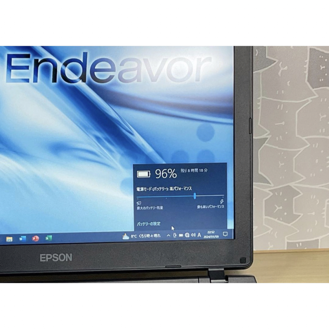 EPSON(エプソン)の美品/爆速＞EPSON Core i5 CPU SSD起動/Office付き スマホ/家電/カメラのPC/タブレット(ノートPC)の商品写真