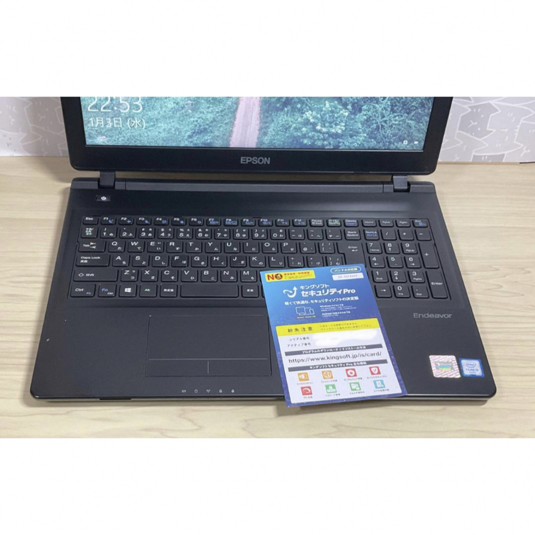 EPSON(エプソン)の美品/爆速＞EPSON Core i5 CPU SSD起動/Office付き スマホ/家電/カメラのPC/タブレット(ノートPC)の商品写真