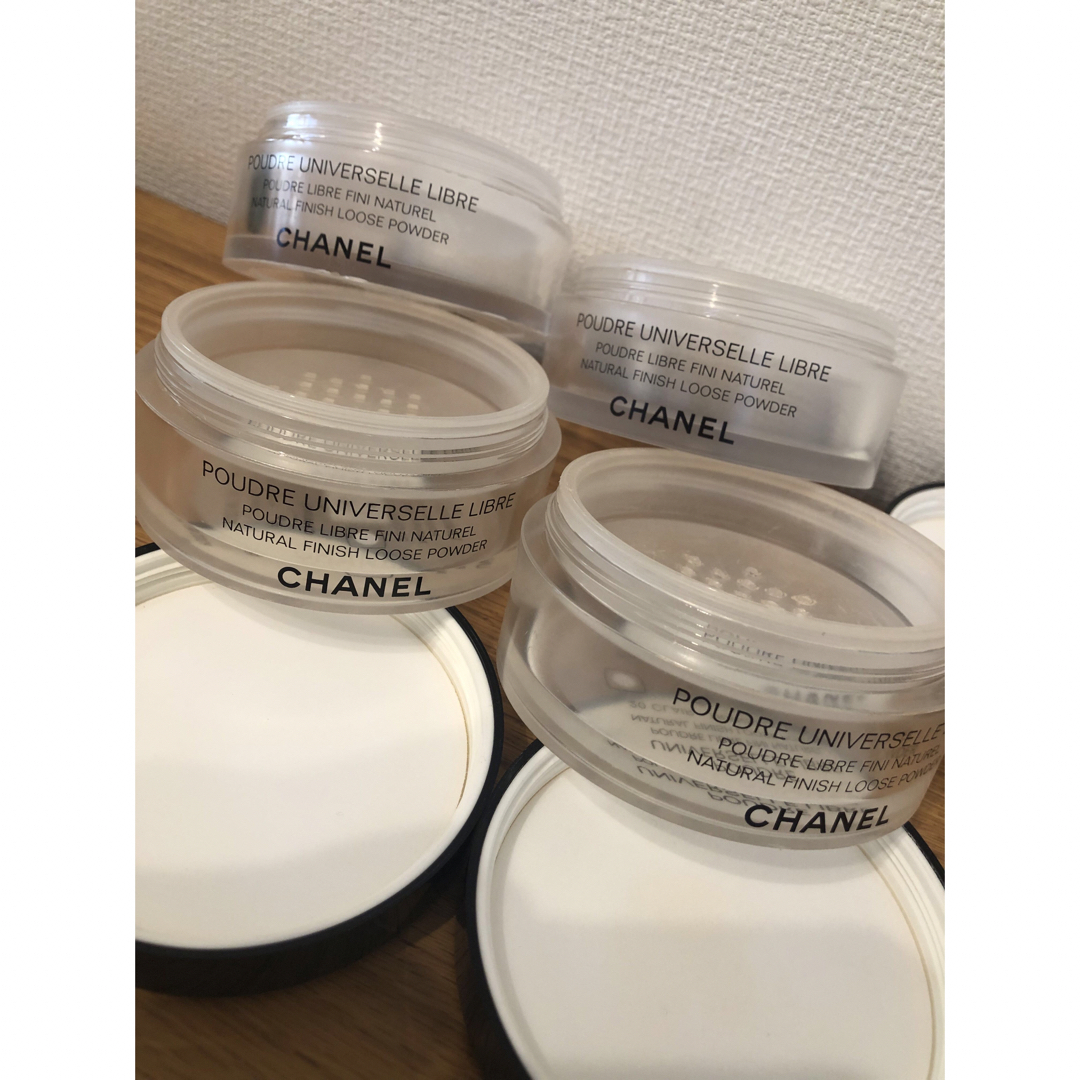 CHANEL(シャネル)のCHANEL フェイスパウダー　容器　空　空き容器　4点　4つ　まとめ売り コスメ/美容のメイク道具/ケアグッズ(ボトル・ケース・携帯小物)の商品写真