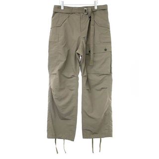 サカイ(sacai)のsacai サカイ 23AW Matte Taffeta Pants カーゴパンツ 23-03142M トープ 3(ワークパンツ/カーゴパンツ)