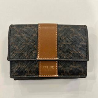 セリーヌ(celine)の【CELINE_財布】スモール トリフォールドウォレット トリオンフキャンバス(財布)