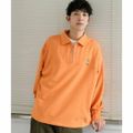 【ORANGE】【L】『別注』『ユニセックス』TeddyBear*SOP テディベアハーフZIPスウェット