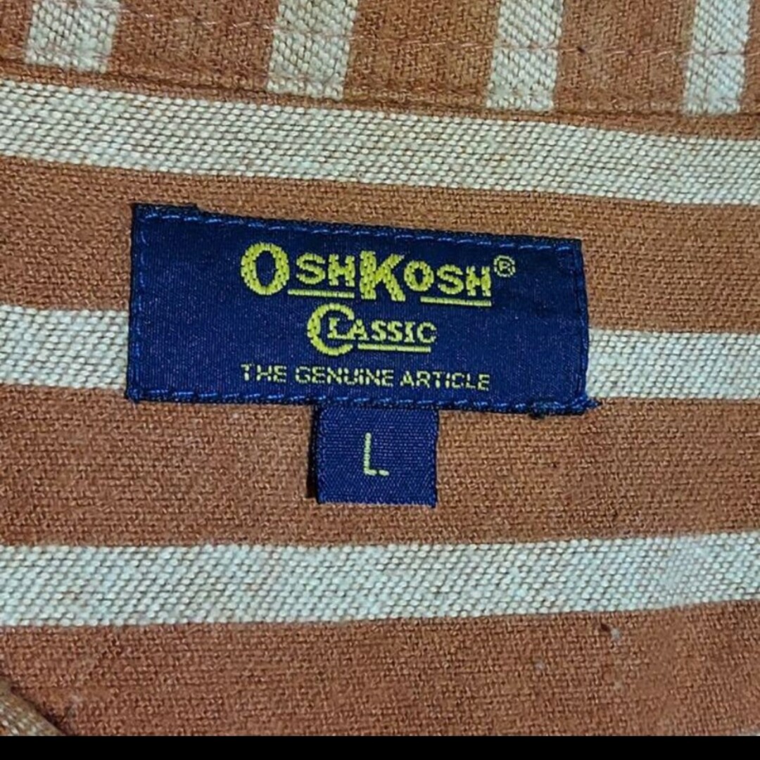 OshKosh(オシュコシュ)のオシュコシュネイティブボーダーシャツサイズL メンズのトップス(シャツ)の商品写真