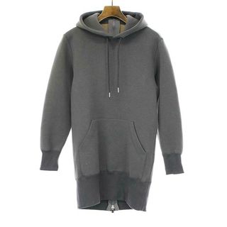 サカイ(sacai)のsacai サカイ 23AW  Sponge Sweat Hoodie スポンジスウェットロングパーカー 23-06828 チャコール 1(パーカー)