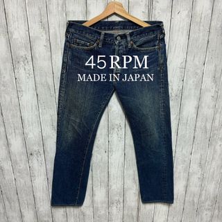 フォーティーファイブアールピーエム(45rpm)の45RPM マジックウォッシュ　ユーズド加工デニム！日本製！(デニム/ジーンズ)