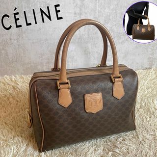 セリーヌ(celine)の極希少 セリーヌ マカダム ミニ ハンドバッグ トリオンフ ボストンバッグ(ハンドバッグ)