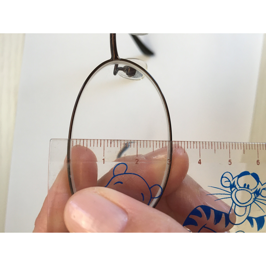 JINS(ジンズ)のレディース　眼鏡　度入り　眼鏡　黒に近いブラウン　BLACKブラウン　シンプル レディースのファッション小物(サングラス/メガネ)の商品写真