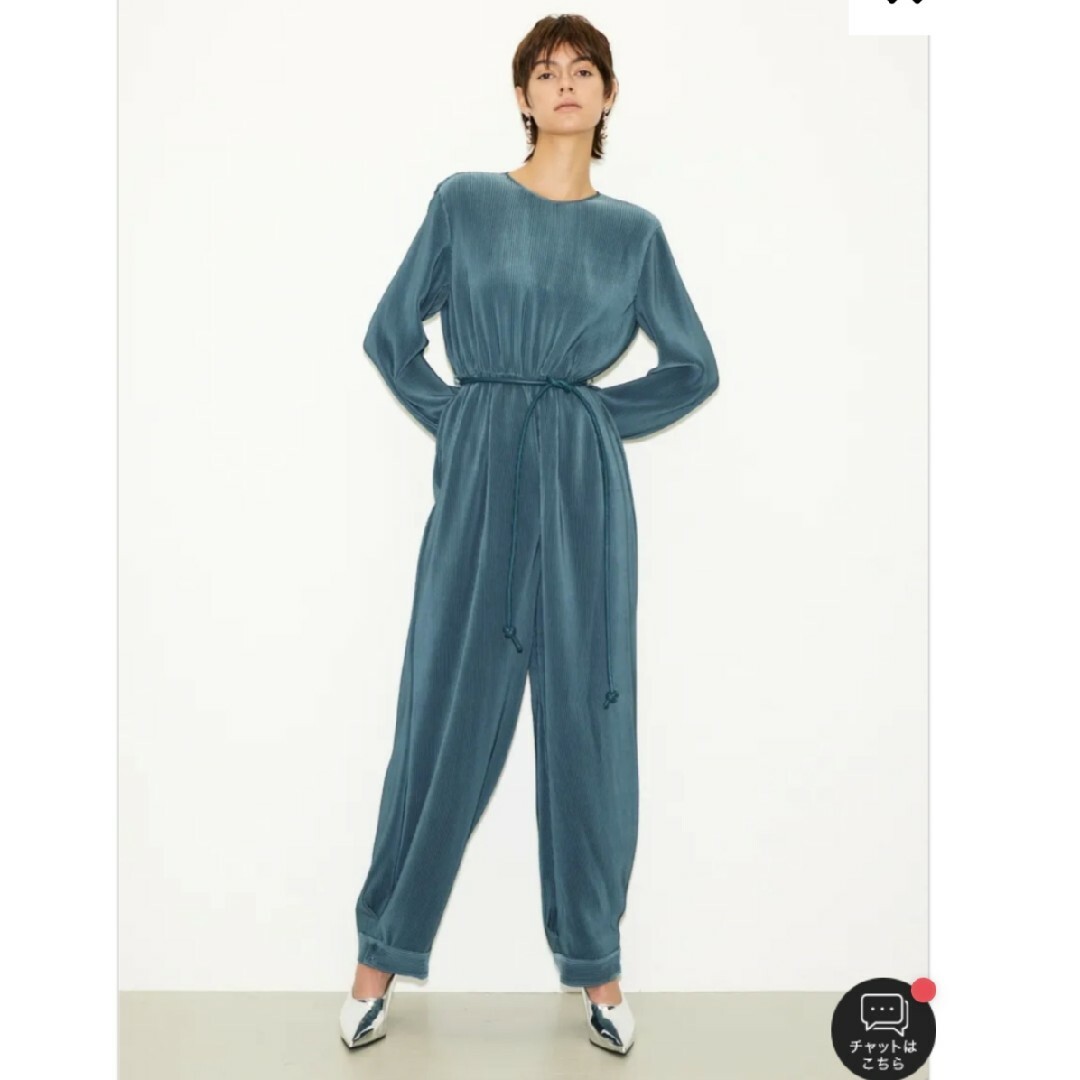 SLY(スライ)のTHROW PLEATS JUMPSUITS プリーツ ジャンプスーツ レディースのパンツ(オールインワン)の商品写真