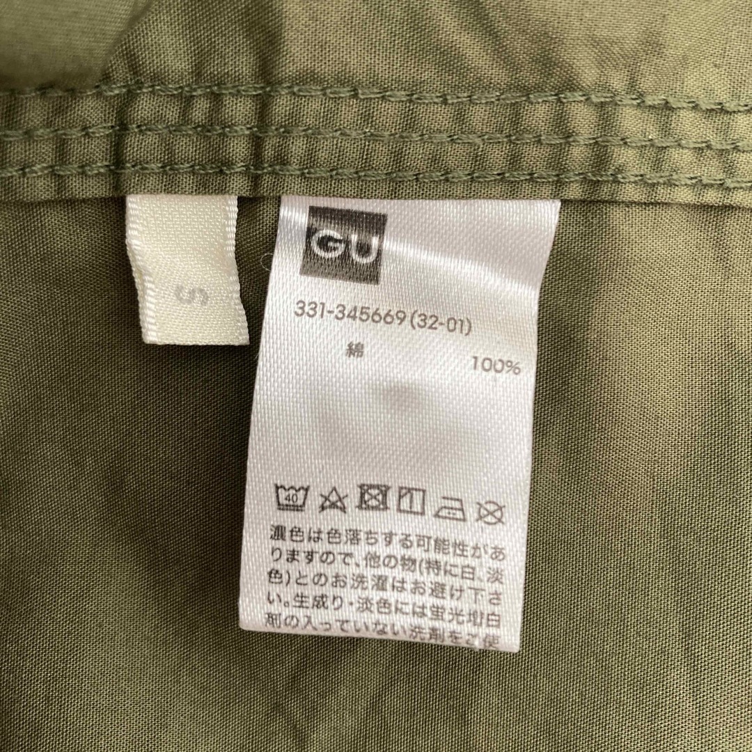 GU(ジーユー)のGU オーバーサイズワークシャツ(5分袖) メンズのトップス(シャツ)の商品写真