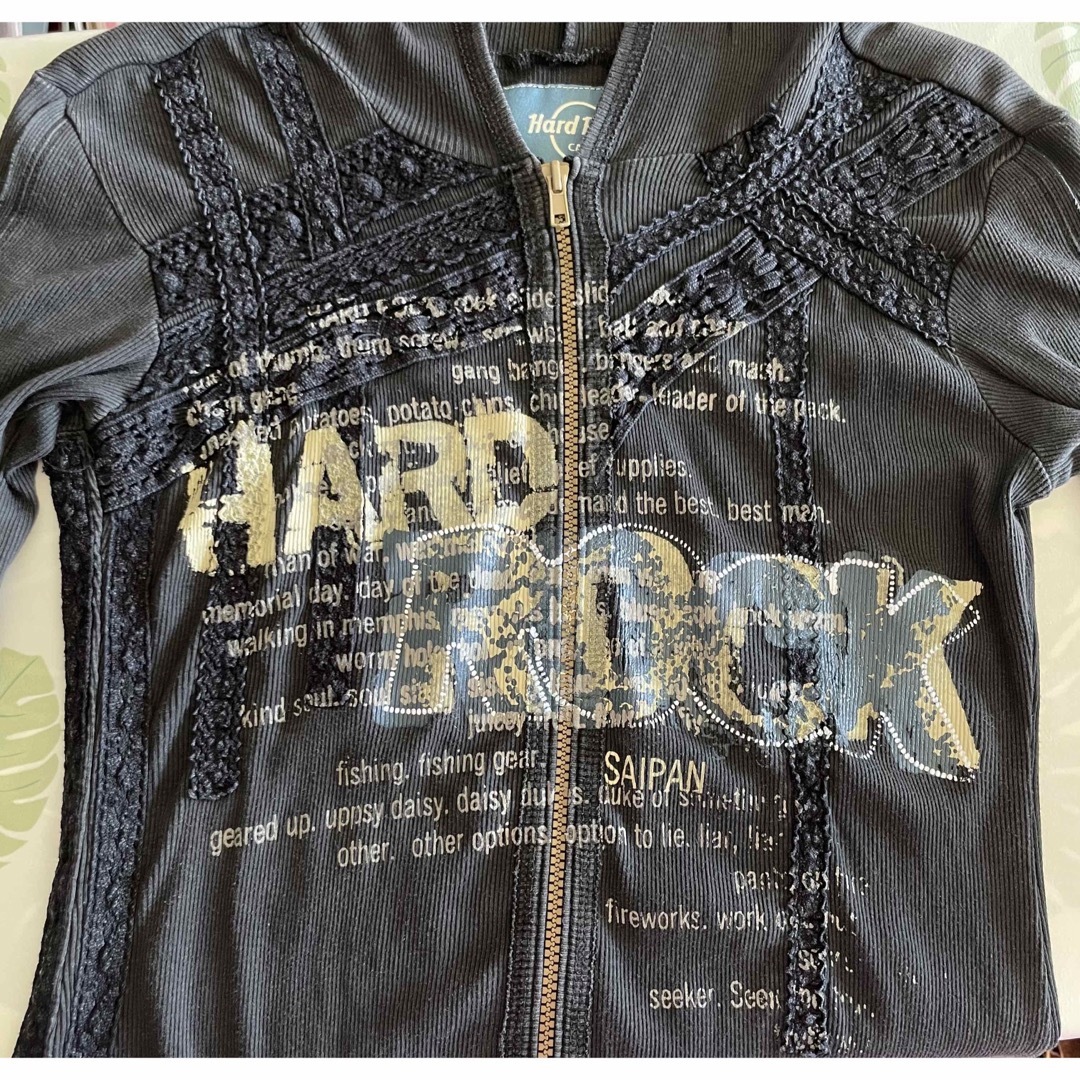 Hard Rock CAFE(ハードロックカフェ)のHard Rock CAFE パーカー　コットン100%  SAIPAN限定版 レディースのトップス(パーカー)の商品写真