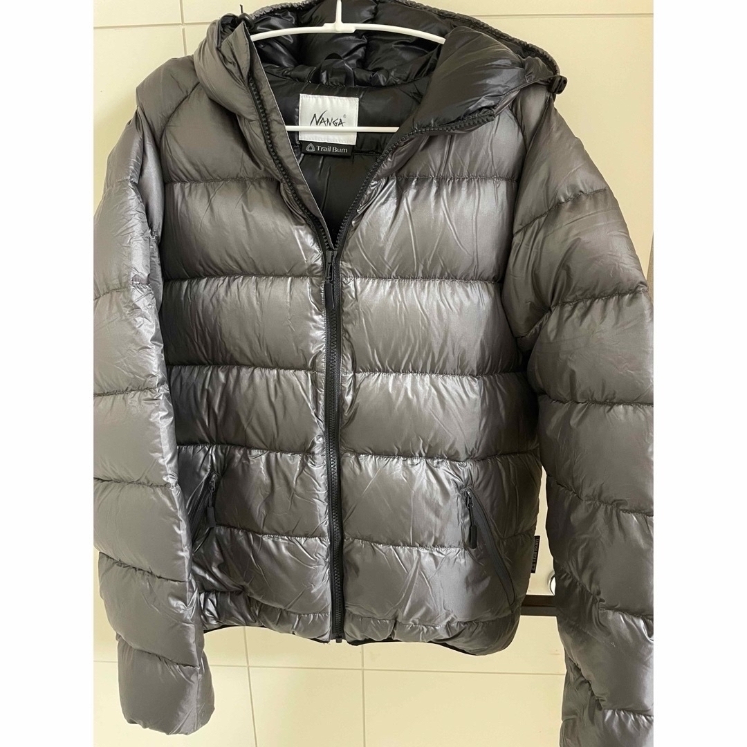 TRAIL BUM】 X 【NANGA】/ノットバッドダウンフーデイ Sサイズ TRAIL BUM】 X 【NANGA】/ノットバッドダウンフーデイ Sサイズ