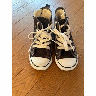 オールスター(ALL STAR（CONVERSE）)のコンバース　ハイカット　ブラック　16cm(スニーカー)