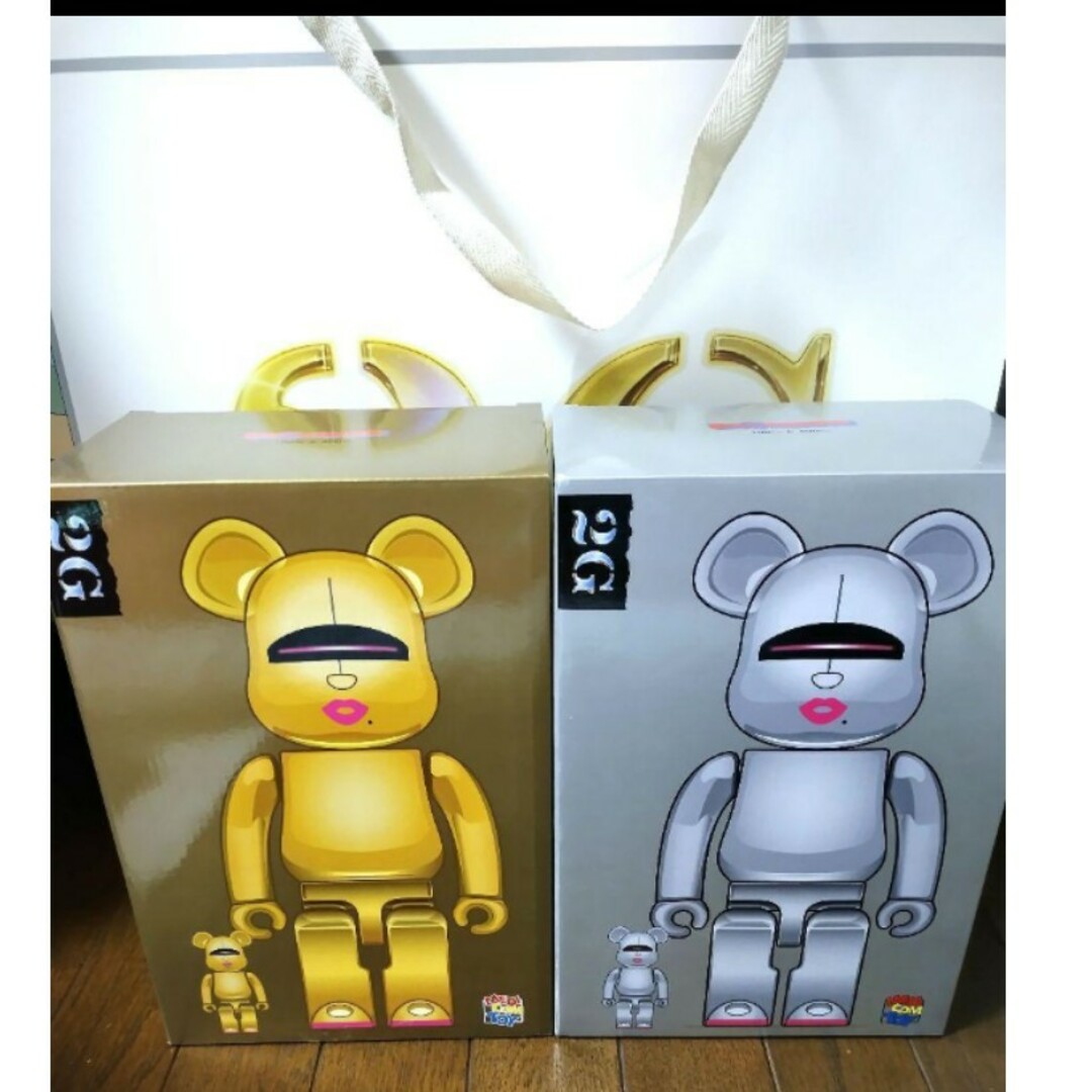 BE@RBRICK SORAYAMA × 2G GOLD SILVER セット | フリマアプリ ラクマ