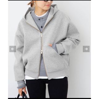 ドゥーズィエムクラス(DEUXIEME CLASSE)のDeuxieme Classe Oversized ジップ フーディー グレー(パーカー)