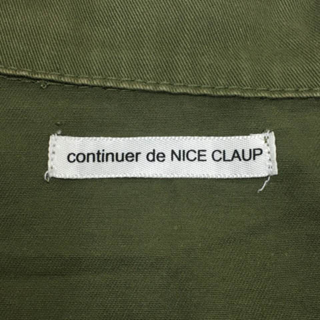 NICE CLAUP(ナイスクラップ)のナイスクラップ continuer de ジャケット ブルゾン 長袖 F 緑 レディースのジャケット/アウター(ブルゾン)の商品写真