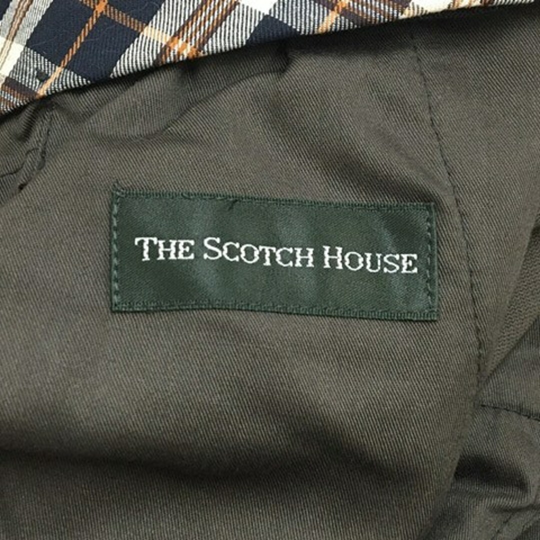 THE SCOTCH HOUSE(ザスコッチハウス)のザ スコッチ ハウス パンツ テーパード ロング センタープレス 73 茶 メンズのパンツ(スラックス)の商品写真