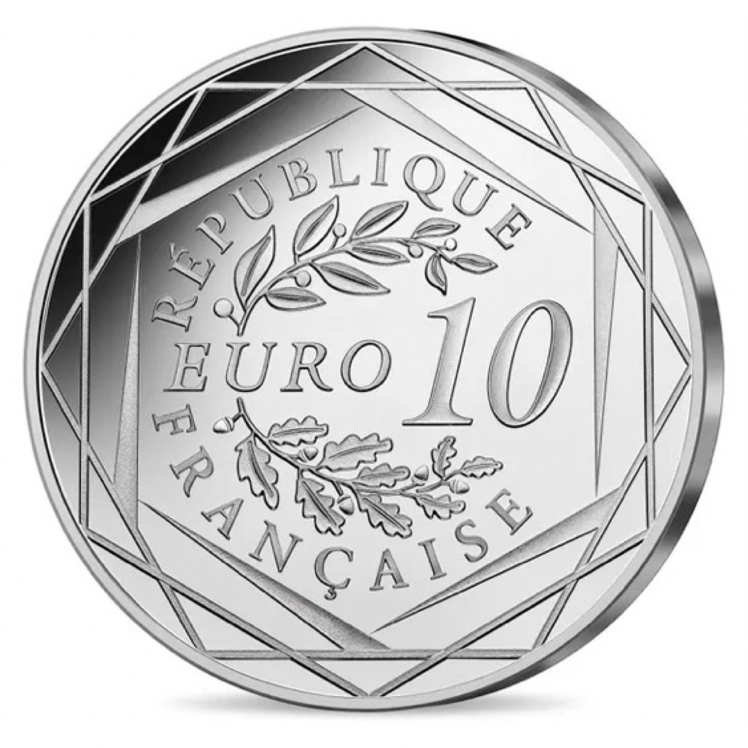 Disney(ディズニー)の2023 フランス　ディズニー100周年記念　銀貨２種セット　10+50ユーロ エンタメ/ホビーの美術品/アンティーク(貨幣)の商品写真