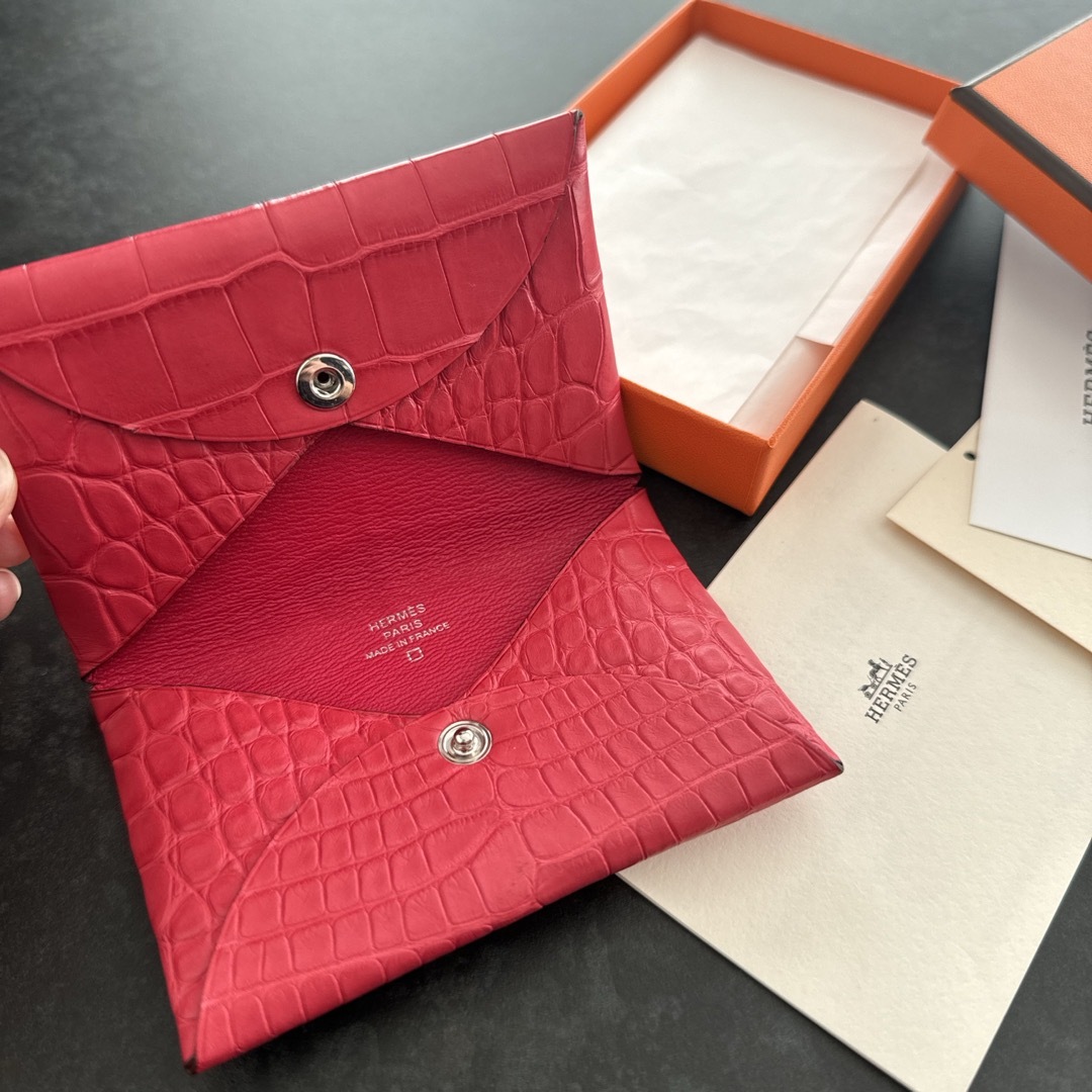 Hermes(エルメス)の美品‼️エルメスカードケース　ミニ財布 レディースのファッション小物(名刺入れ/定期入れ)の商品写真