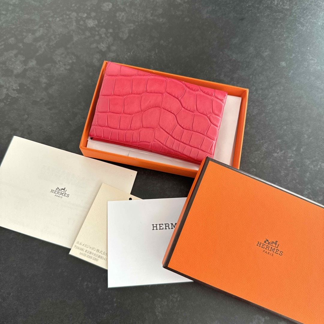 Hermes(エルメス)の美品‼️エルメスカードケース　ミニ財布 レディースのファッション小物(名刺入れ/定期入れ)の商品写真