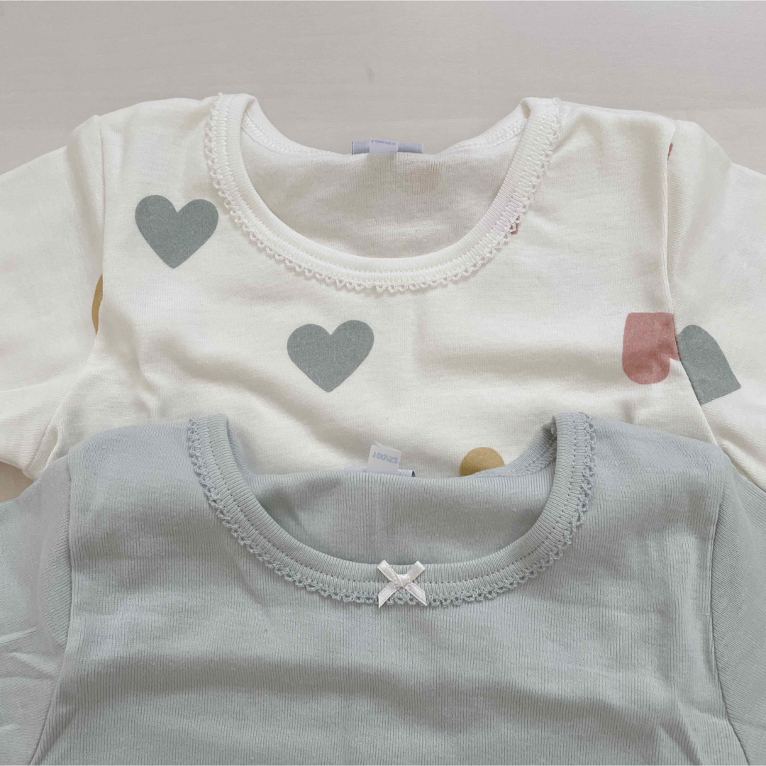 PETIT BATEAU(プチバトー)のプチバトー　半袖Tシャツ2枚組　6ans  キッズ/ベビー/マタニティのキッズ服女の子用(90cm~)(下着)の商品写真